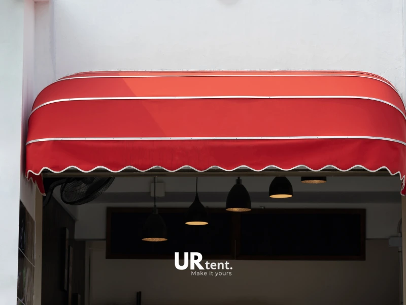 desain kanopi kain cafe dan kanopi kain minimalis untuk rumah