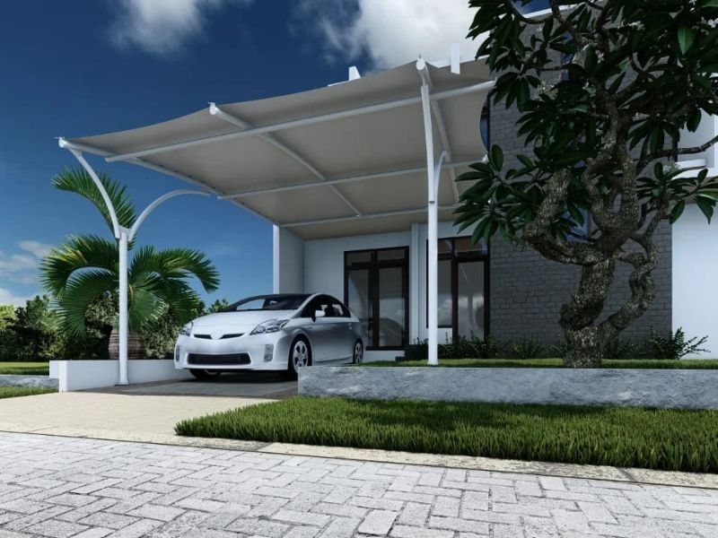 Desain kanopi membran