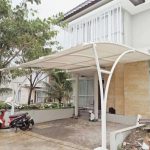 Kanopi membran rumah minimalis