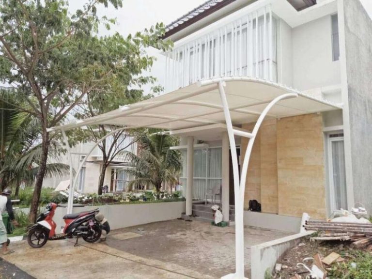 5 Desain Kanopi Membran Inspiratif untuk Garasi Rumah